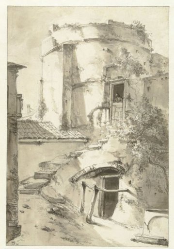 Watchtower with Adjacent Buildings