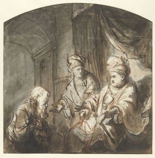 Joseph Presenting His Father to the Pharaoh