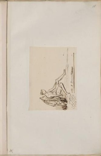 Seated figure