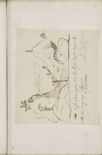 Landscape with Figures, a Signpost, and a Waterwheel