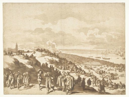 The departure of Charles II to England