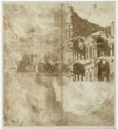 View of the Colosseum in Rome
