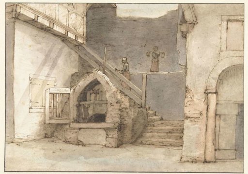 Water Well near the City Wall at Bacharach