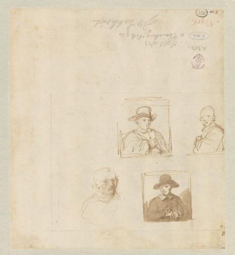 Four Studies for a Portrait of a Man