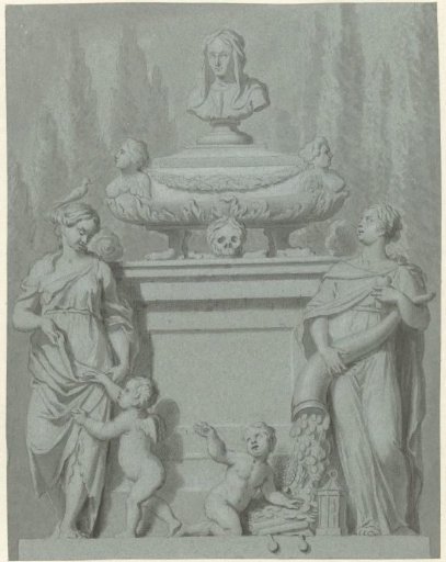 Design for a tomb monument