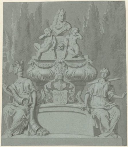 Design for a tomb monument