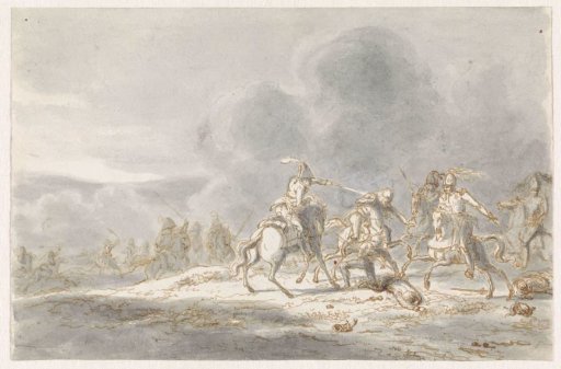 Cavalry fight