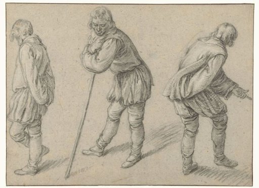 Three standing men