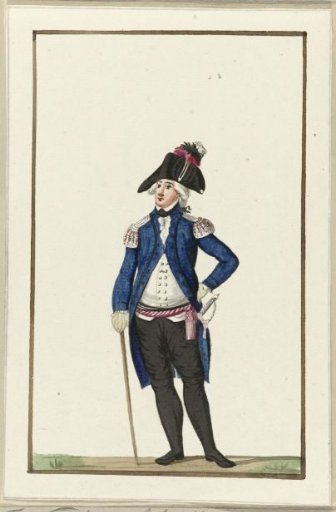 Uniform of the Amsterdam Shooting Society 'Tot Nut der Schuttery', ca. 1787