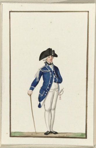 Uniform of the Haarlem Civic Guard, ca. 1787