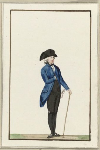 Uniform of the Zwolle drill society, ca. 1787