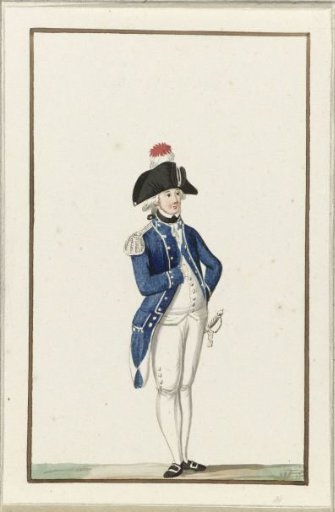 Uniform of the Leiden drill society, ca. 1787