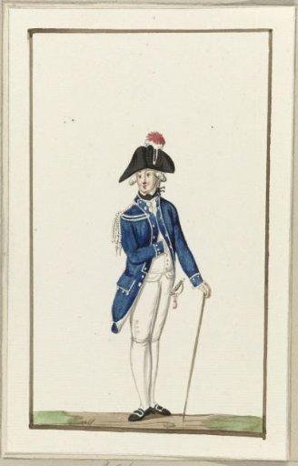 Uniform of the Alkmaar militia, ca. 1787