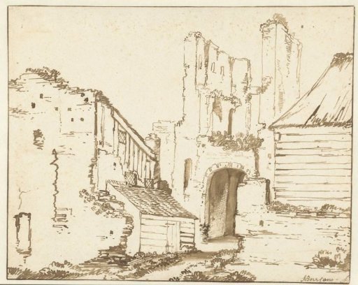 Forecourt of the Ruin of Brederode