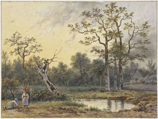 Landscape with two wood-gatherers