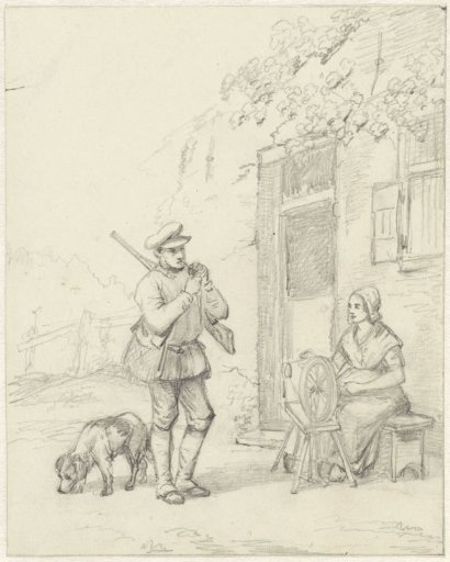 The Woman at the Spinning Wheel