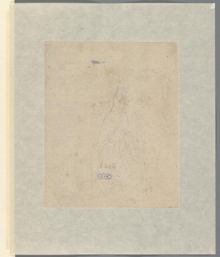 Sketch of a female nude