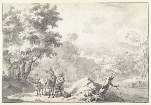 Italianate Landscape with Herders and their Flock