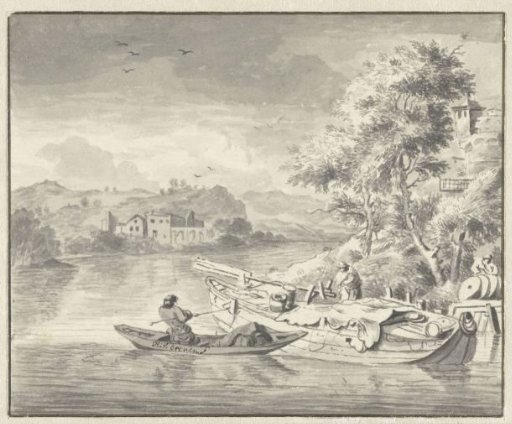 River view with boats