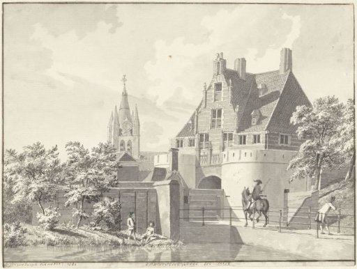 The Watersloot Gate at Delft