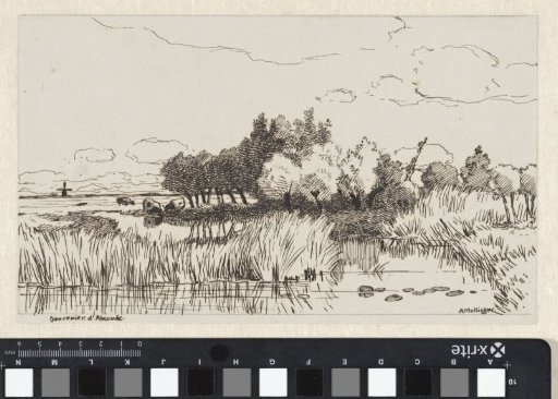 River landscape near Abcoude