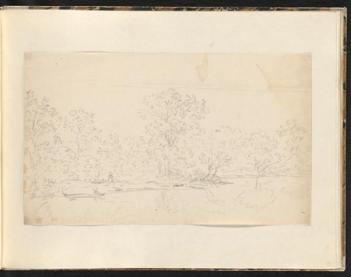 River Landscape with Boat