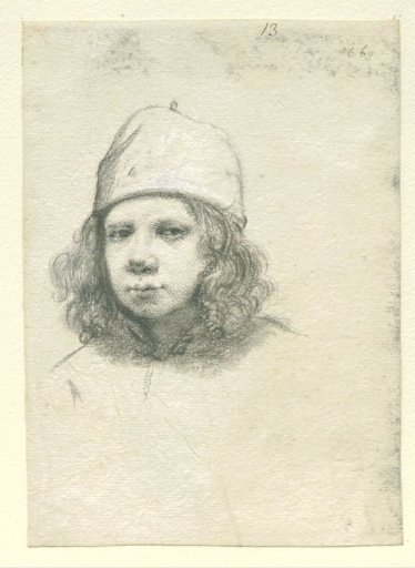 Self-Portrait of Moses ter Borch with a Cap, Frontal View
