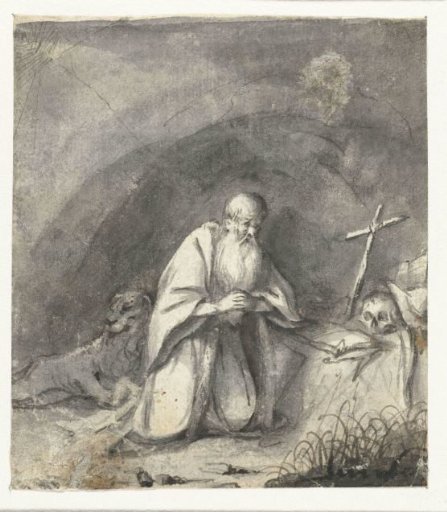 Saint Jerome in the wilderness