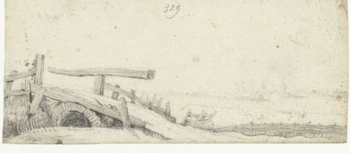 Old wooden bridge