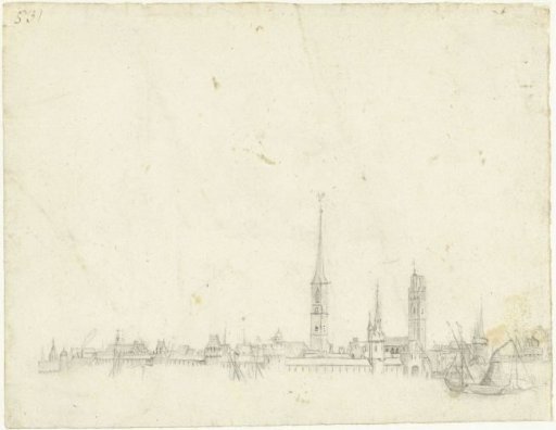 View of Zwolle, from the north