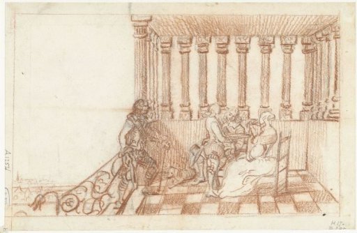 Company on a terrace