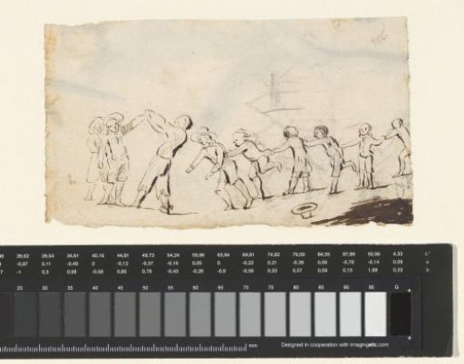 Boys playing White Swans, Black Swans