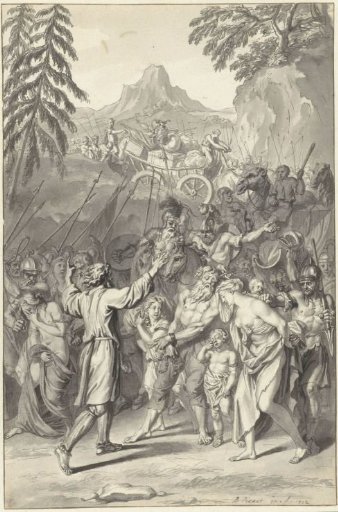 Oded with the army of the Israelites