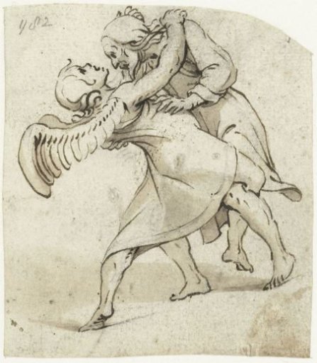 Jacob wrestling with the angel