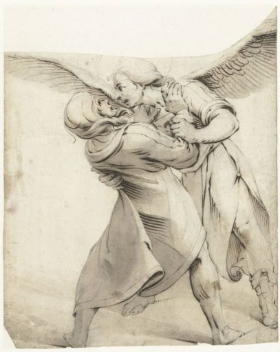 Jacob wrestling with the angel