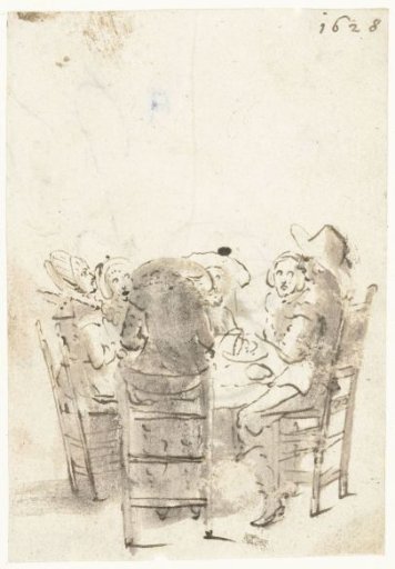 A Company at Table