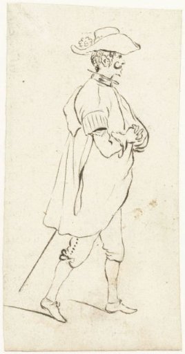 Standing Spanish officer
