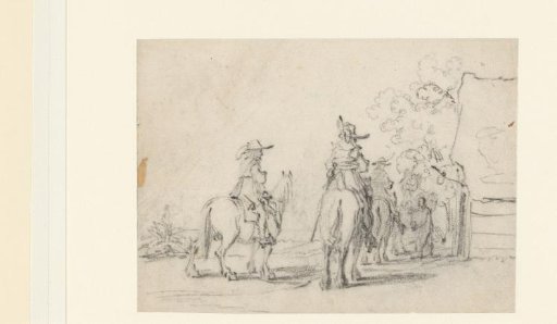Riders Stopping at an Inn