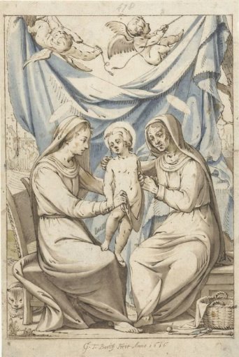 The Virgin Mary with Child and Saint Anne