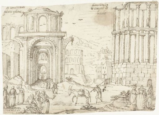 Palace of Galienus and the Temple of Tudela at Bordeaux