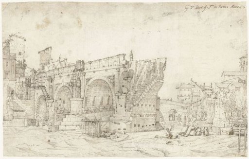 Ponte Rotto over the Tiber, Rome