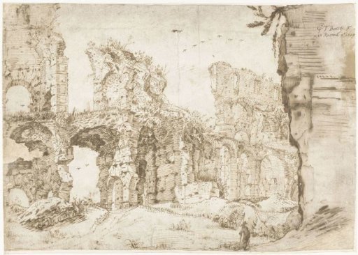 Ruins of the Colosseum, Rome, seen from within
