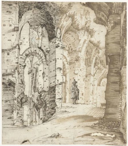 Ruins of the palace substructures of Septimius Severus, Rome