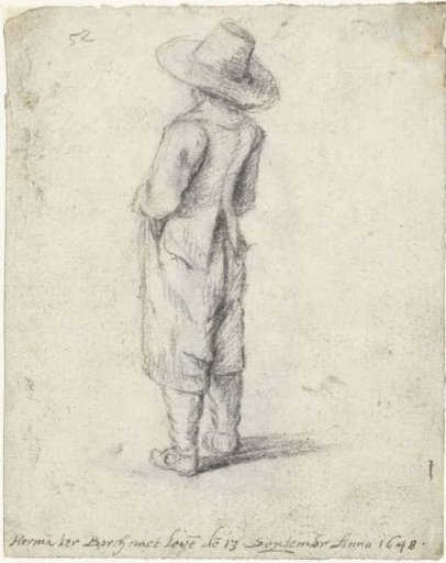 Standing Boy, Seen from Behind
