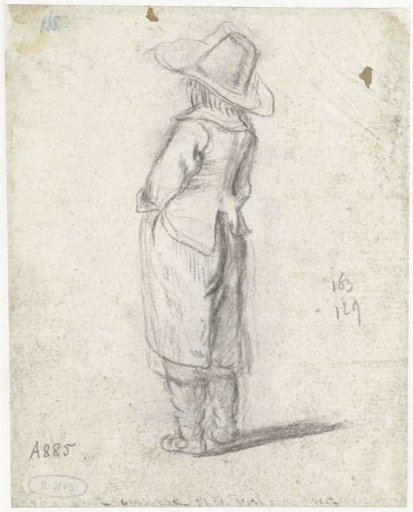 Standing Boy, Seen from Behind