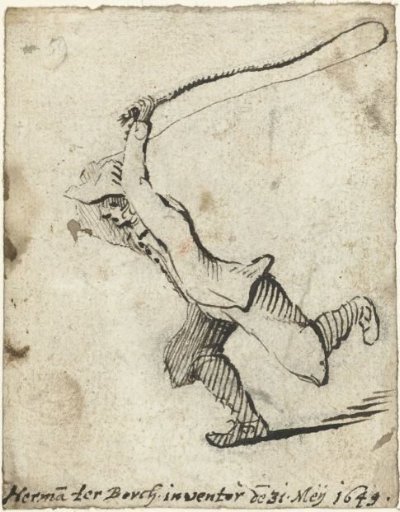 Boy jumping rope