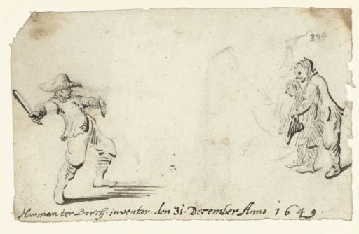 Three Boys Playing the Game of Tiepelen