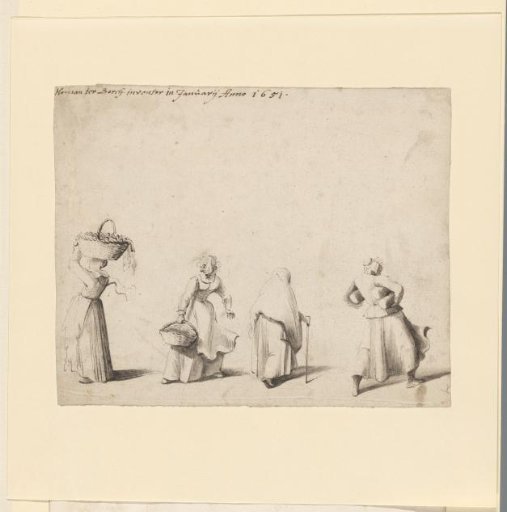 Four standing women