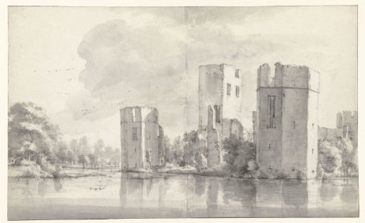 Ruins of Honingen Castle near Rotterdam