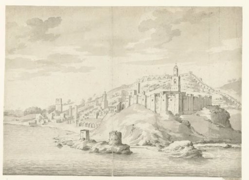 View of an Eastern harbour city